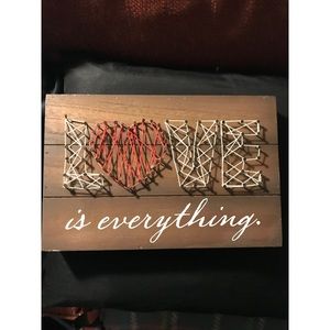 NEW Love is Everything String Art Wooden Decor🥰❤️